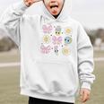 Retro Groovy Back To School Coquette First Day Of School Graphic Kid Hoodie