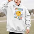 Third Grade Vibes Retro Smile Back To School 3rd Grade Team Graphic Kid Hoodie Third Grade Vibes Retro Smile Back To School 3rd Grade Team Graphic Kid Hoodie