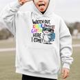 Watch Out Kindergarten Here I Come Cute Cat Back To School Graphic Kid Hoodie Watch Out Kindergarten Here I Come Cute Cat Back To School Graphic Kid Hoodie