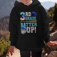 3rd Grade Back To School Baseball Drip Ice Cream Batter Up Graphic Kid Hoodie 3rd Grade Back To School Baseball Drip Ice Cream Batter Up Graphic Kid Hoodie