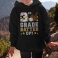 3rd Grade Batter Up Baseball First Day Back To School Graphic Kid Hoodie