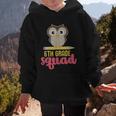6th Grade Squad Back To School Owl & Pencil Graphic Kid Hoodie 6th Grade Squad Back To School Owl & Pencil Graphic Kid Hoodie