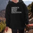 America Needs Music Education Advocacy Back To School Graphic Kid Hoodie America Needs Music Education Advocacy Back To School Graphic Kid Hoodie