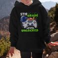 Back To School 5th Grade Level Unlocked Gamer Boys Kids Graphic Kid Hoodie