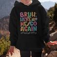Back To School First Day Of School Bruh Here We Go Again Bro Graphic Kid Hoodie