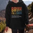 Bruh I'm A Senior Back To School Class Of 2026 Graduation Graphic Kid Hoodie Bruh I'm A Senior Back To School Class Of 2026 Graduation Graphic Kid Hoodie