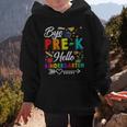 Bye Pre-K Hello Kindergarten Students Pupils Back To School Graphic Kid Hoodie Bye Pre-K Hello Kindergarten Students Pupils Back To School Graphic Kid Hoodie