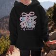 Coquette Bow Happy First Day Of School Back To School Retro Graphic Kid Hoodie Coquette Bow Happy First Day Of School Back To School Retro Graphic Kid Hoodie