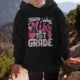 Cute Back To School 1st Grade Girls Kids First Day Of School Graphic Kid Hoodie Cute Back To School 1st Grade Girls Kids First Day Of School Graphic Kid Hoodie
