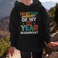 First Day Of My Last Year In Elementary Back To School Graphic Kid Hoodie First Day Of My Last Year In Elementary Back To School Graphic Kid Hoodie