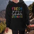 Fresh Out Of Schedule Changes Counselor Back To School Graphic Kid Hoodie Fresh Out Of Schedule Changes Counselor Back To School Graphic Kid Hoodie