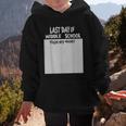 Fun Last Day Of School Sign My Shirt Back To School Cool Graphic Kid Hoodie