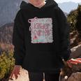 Girls Kindergarten Coquette Bow Pink Preppy Back To School Graphic Kid Hoodie