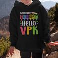 Goodbye Summer Hello VPK First Day Of VPK Back To School Graphic Kid Hoodie