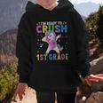 I'm Ready For First Grade Back To School 1st Grade Girls Graphic Kid Hoodie I'm Ready For First Grade Back To School 1st Grade Girls Graphic Kid Hoodie