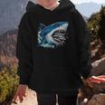 Kids Shark With School Books Back To School Shark Lovers Graphic Kid Hoodie Kids Shark With School Books Back To School Shark Lovers Graphic Kid Hoodie