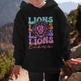 Lion Mascot Back To School Spirit Sports Men Women Groovy Graphic Kid Hoodie Lion Mascot Back To School Spirit Sports Men Women Groovy Graphic Kid Hoodie