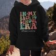 Math Coach In My Back To School Era Women Groovy Graphic Kid Hoodie Math Coach In My Back To School Era Women Groovy Graphic Kid Hoodie