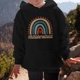 Math Interventionist Rainbow Appreciation Day Back To School Graphic Kid Hoodie Math Interventionist Rainbow Appreciation Day Back To School Graphic Kid Hoodie