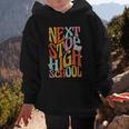Middle School Gradution Back To School Next Stop High School Graphic Kid Hoodie
