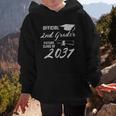 Official 2nd Grader Future Class Of 2037 Back To School Graphic Kid Hoodie