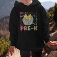 Pre-K Typography First Day Back To School Leopard Apple Graphic Kid Hoodie