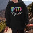 Pto Squad Groovy Back To School Women Appreciation Graphic Kid Hoodie