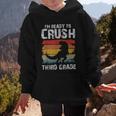 Ready Crush Third 3rd Grade Dinosaur Back To School Boys Graphic Kid Hoodie Ready Crush Third 3rd Grade Dinosaur Back To School Boys Graphic Kid Hoodie