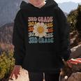 Retro 3rd Grade Daisy Colorful Back To School Third Grade Graphic Kid Hoodie Retro 3rd Grade Daisy Colorful Back To School Third Grade Graphic Kid Hoodie