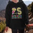 S Is For Sixth Grade Back To School Pencil Bow 6th Grade Kid Graphic Kid Hoodie S Is For Sixth Grade Back To School Pencil Bow 6th Grade Kid Graphic Kid Hoodie