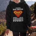 School Bus Driver Superhero Back To School Graphic Kid Hoodie School Bus Driver Superhero Back To School Graphic Kid Hoodie