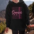 Senior 2025 Coquette Pink Bow Class Of 2025 Back To School Graphic Kid Hoodie Senior 2025 Coquette Pink Bow Class Of 2025 Back To School Graphic Kid Hoodie