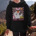 Silly Goose Third Grade Grade Back To School Coquette Girly Graphic Kid Hoodie