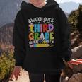 Watch Out Third Grade Here I Come Back To School Girls Kids Graphic Kid Hoodie