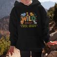 Wild About First Grade Safari Jungle Animals Back To School Graphic Kid Hoodie Wild About First Grade Safari Jungle Animals Back To School Graphic Kid Hoodie