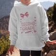 Back To School Cute Pink Coquette Girls Hello Second Grade Graphic Kid Hoodie Back To School Cute Pink Coquette Girls Hello Second Grade Graphic Kid Hoodie