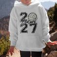 Class Of 2027 Volleyball Senior 2027 Back To School Graphic Kid Hoodie
