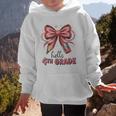 Coquette 4th Grade First Day Of Back To School Girls Outfits Graphic Kid Hoodie Coquette 4th Grade First Day Of Back To School Girls Outfits Graphic Kid Hoodie