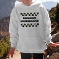 Education Coordinator Groovy Back To School Checkered Graphic Kid Hoodie Education Coordinator Groovy Back To School Checkered Graphic Kid Hoodie