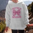 First Day Of Preschool Coquette Bow Back To School Girls Graphic Kid Hoodie