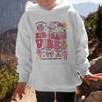 Girls 2nd Grade Vibes Coquette Pink Bow Back To School Graphic Kid Hoodie