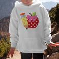 Girls Back To School Apple Toddler First Day Of Preschool Graphic Kid Hoodie