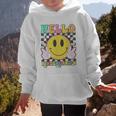 Hello Kindergarten Smile Face Back To School Girl Kid Graphic Kid Hoodie Hello Kindergarten Smile Face Back To School Girl Kid Graphic Kid Hoodie