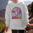 Pre-K Squad Flossing Unicorn Back To School Girls Premium Tri-Blend Graphic Kid Hoodie