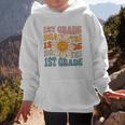 Retro 1st Grade Daisy Colorful Back To School First Grade Graphic Kid Hoodie Retro 1st Grade Daisy Colorful Back To School First Grade Graphic Kid Hoodie