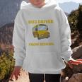 School Bus Driver Kindness Humor Back To School Quote Premium Tri-Blend Graphic Kid Hoodie