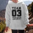 Team 3rd Grade All-Stars Back To School Sports Jersey Graphic Kid Hoodie