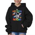 2nd Grade And Beyond Second Grade Astronaut Back To School Graphic Kid Hoodie