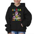 Aloha Second Grade Unicorn Hawaii Back To School Kids Girl Graphic Kid Hoodie