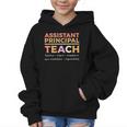 Assistant Principal Back To School Appreciation Principals Graphic Kid Hoodie Assistant Principal Back To School Appreciation Principals Graphic Kid Hoodie